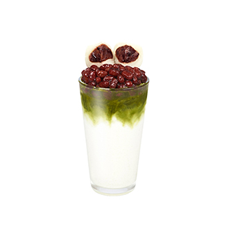 제주 말차 통팥 블렌디드 (Jeju Malcha Red Bean Blended)